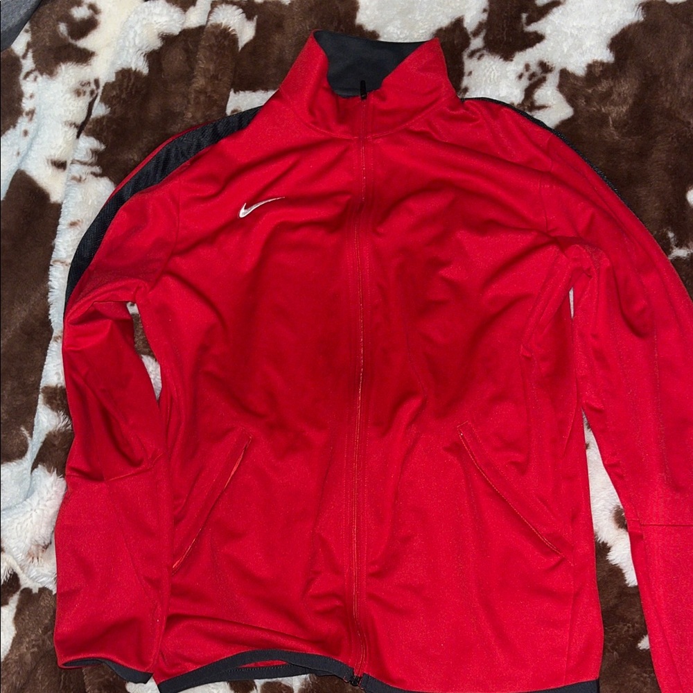 Nike Red and Black Sports Jacket